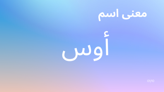 معنى اسم أوس