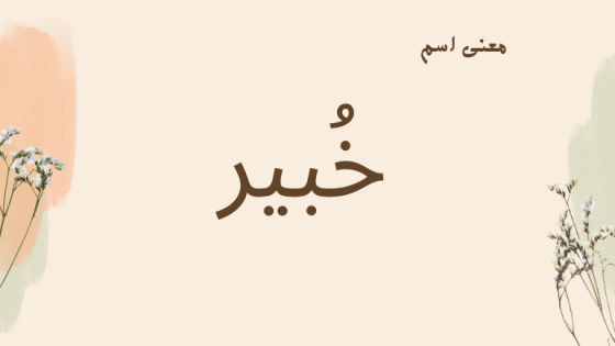 معنى اسم خبير