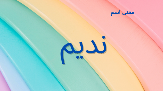 معنى اسم نديم