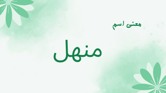 معنى اسم منهل