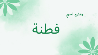 معنى اسم فطنة