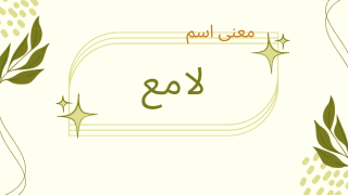 معنى اسم لامع