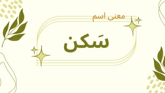 معنى اسم سكن