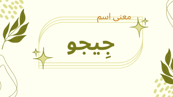 معنى اسم جيجو