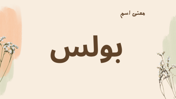 معنى اسم بولس