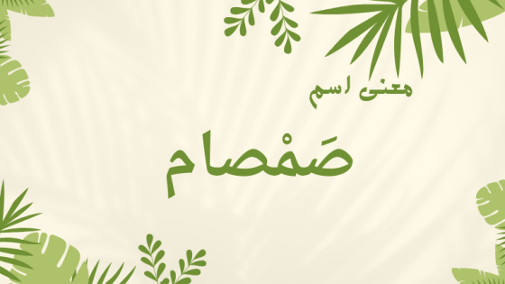 معنى اسم صمصام