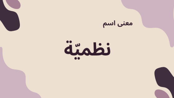 معنى اسم نظمية