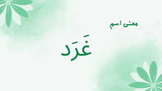 معنى اسم غرد