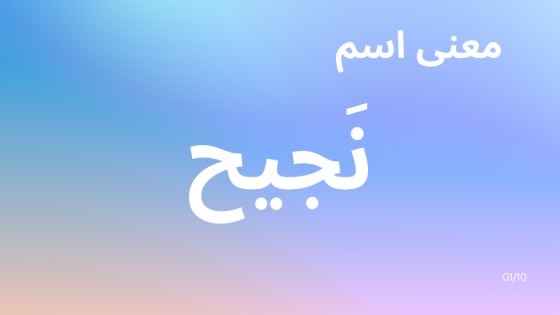 معنى اسم نجيح